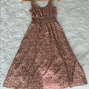 Floral Sleeveless Maxi Dress